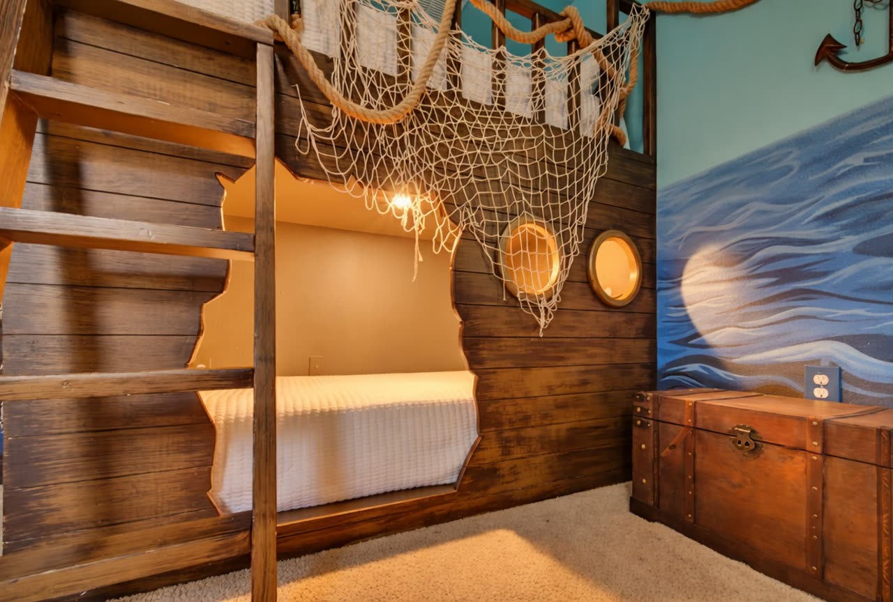 The themed room wakes up: the original photo